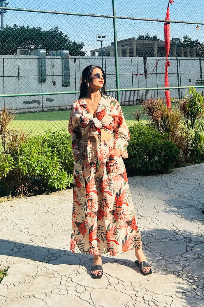 Tropical Sunset Front  Co-ord set