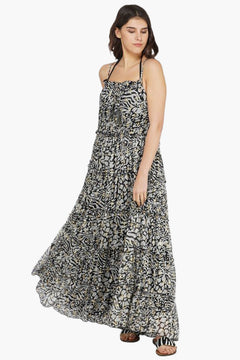 Always Animal Tiered Maxi Dress