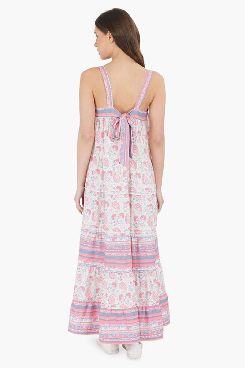 Sugar Coral Floral Maxi Dress – bohogirl.in