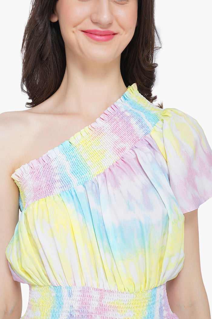 Rainbow Tie Dye Mini DresS