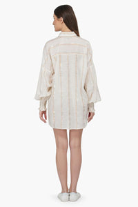 Gold Lurex Stripe Shirt